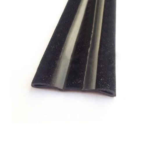 Coated Flocked Glass Run Channel Car Rubber Sealing Strip