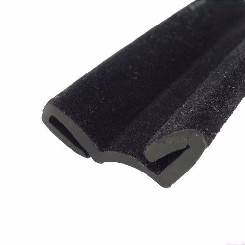Car Door Coated Flocked Glass Run Rubber Sealing Strip