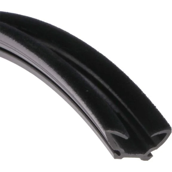 Coated Flocked Glass Run Channel Car Rubber Sealing Strip